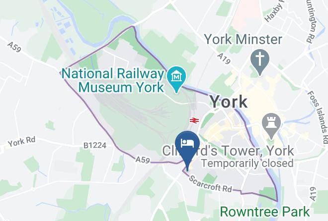 York - York Alternative Bed And Breakfast Maps