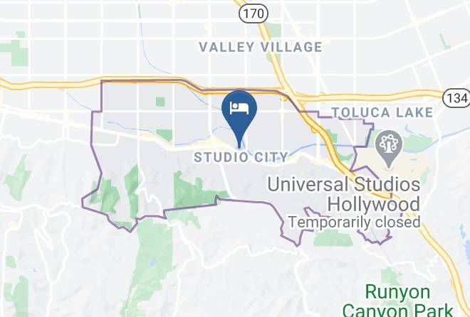 Los Angeles - Carlton Motor Lodge Maps
