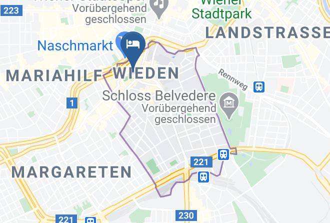Vienna Wieden - Carlton Opera Hotel Wien Maps