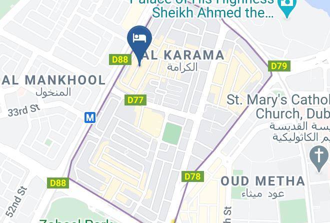 Dubai - Carlton Palas Dubai Maps