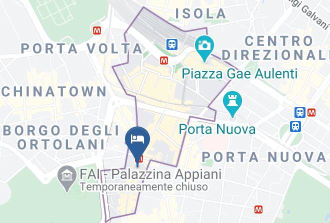Milan - Carlyle Brera Hotel Maps