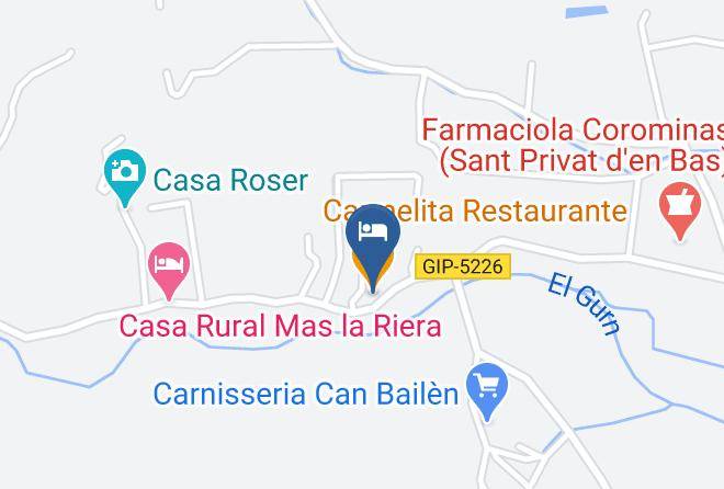 Girona - Carmelita Restaurante Maps
