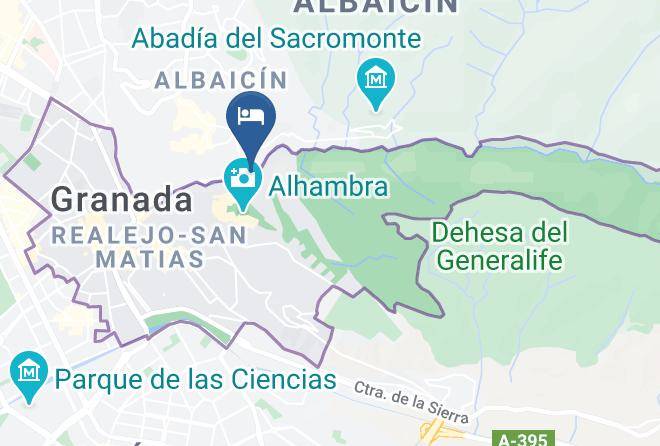 Granada - Carmen De Los Chapiteles Maps