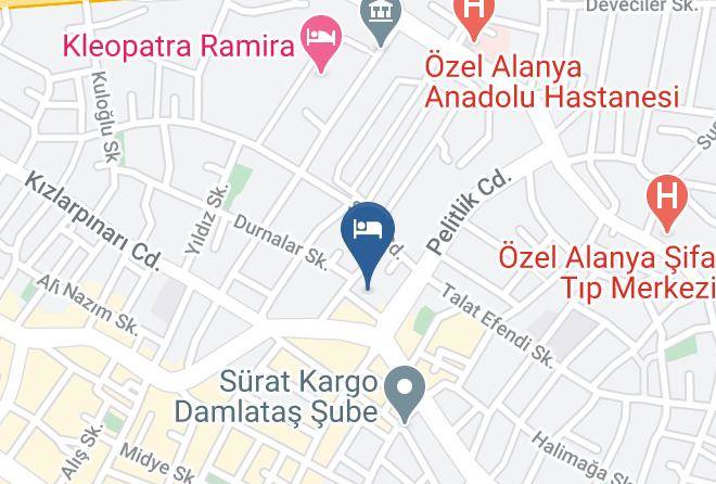 Alanya - Carmen Otel Maps