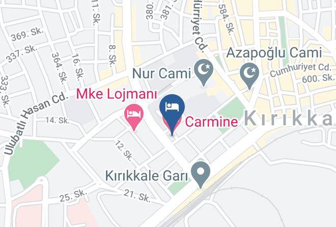 Kirikkale Fabrikalar - Carmine Hotel Maps