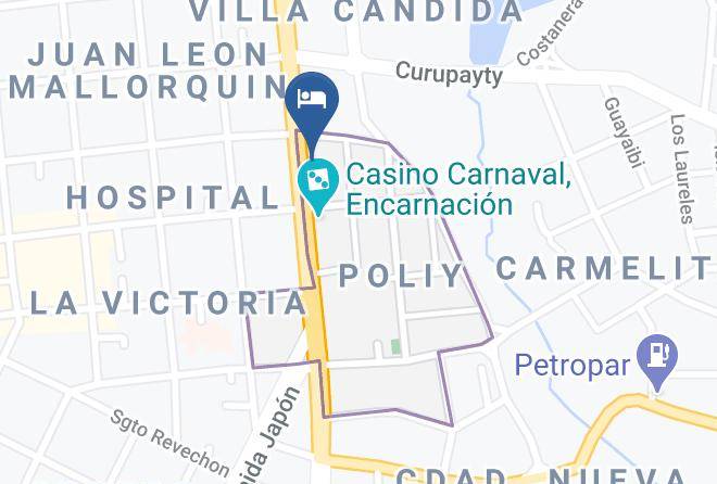 Encarnacion - Carnaval Hotel Casino Maps