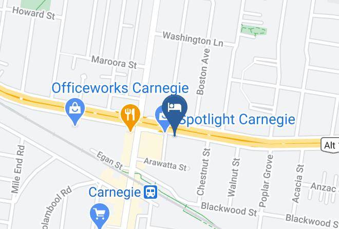 Glen Eira - Carnegie Motor Inn Maps