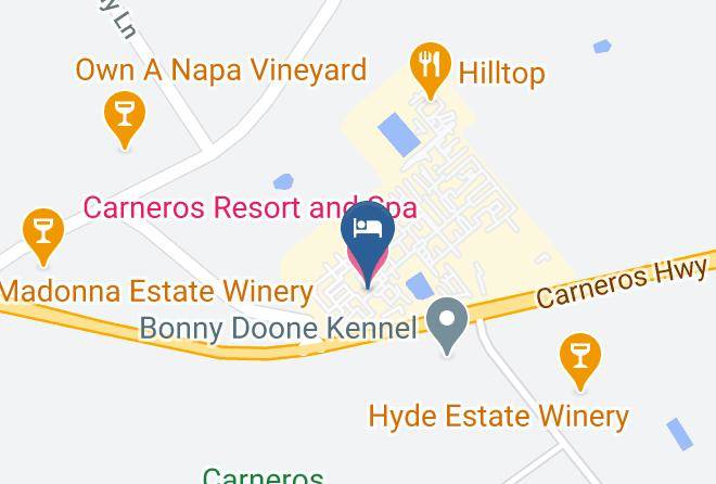 Napa - Carneros Resort And Spa Maps