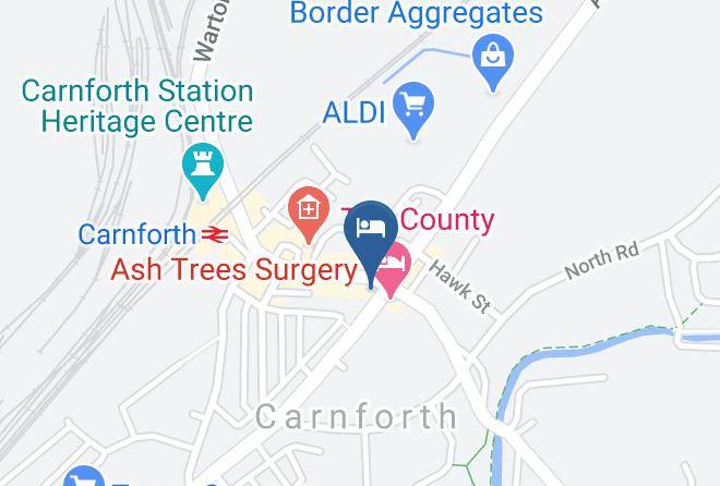 Lancs - Carnforth Hotel Maps
