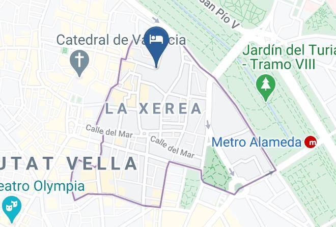 Valencia - Caro Hotel Maps