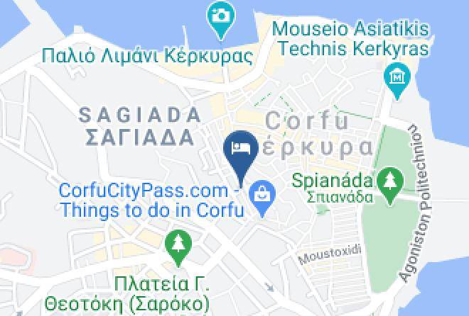 Kerkira - Caro Segreto Corfu Maps