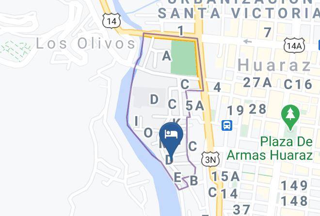 Huaraz - Caroline Lodging Maps