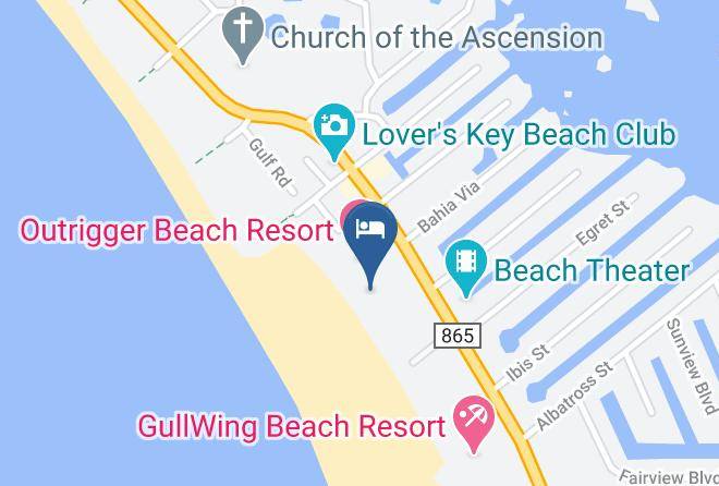 Carousel Inn On The Beach Map