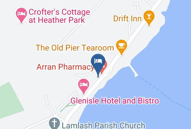 North Ayrshire - Carraig Mhor Bed And Breakfast Maps