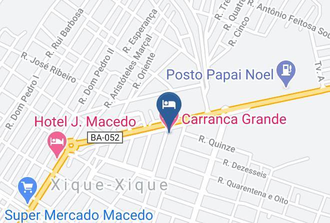 Xique Xique - Carranca Grande Hotel Maps