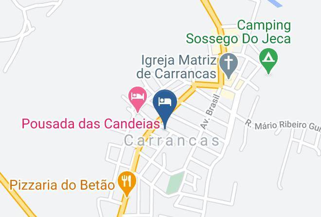 Carrancas - Carrancas Chales Vista Real Maps