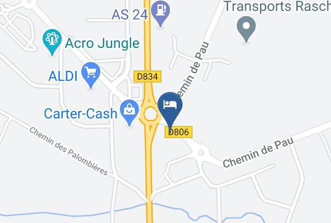 Pyrenees Atlantiques - Carre Pau Airport Hotel Maps