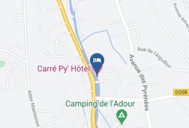 Hautes Pyrenees - Carre Py' Hotel Maps