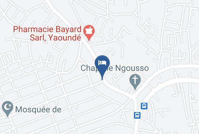 Mfoundi - Carrefour Hotel Le Paradis Yaounde Maps
