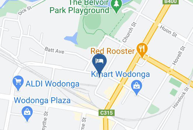 Wodonga - Carrier Arms Hotel Maps