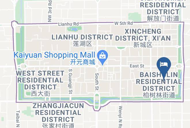 Xi An - Carson Hotel Xian Maps