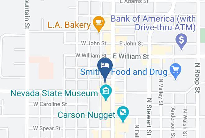Carson City City - Carson Tahoe Hotel Maps