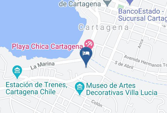 San Antonio Province - Cartagena Chile Maps