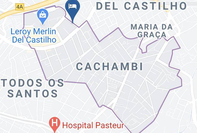 Rio De Janeiro Guadalupe - Cartago Hotel Maps