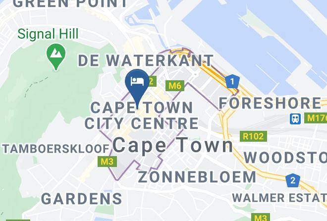 City Of Cape Town - Cartel House Hotel On Loop Maps