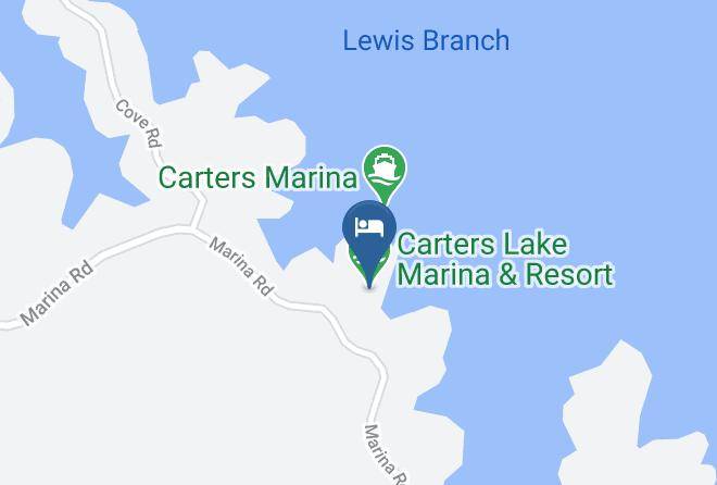 Gilmer - Carters Lake Marina & Resort Maps