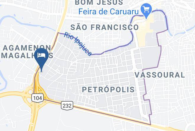 Caruaru - Caruaru Pallace Hotel Maps