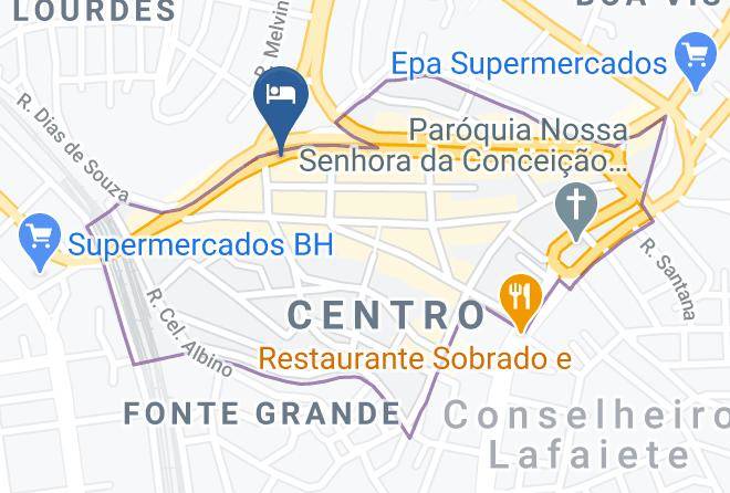Conselheiro Lafaiete - Carumbe Hotel Maps