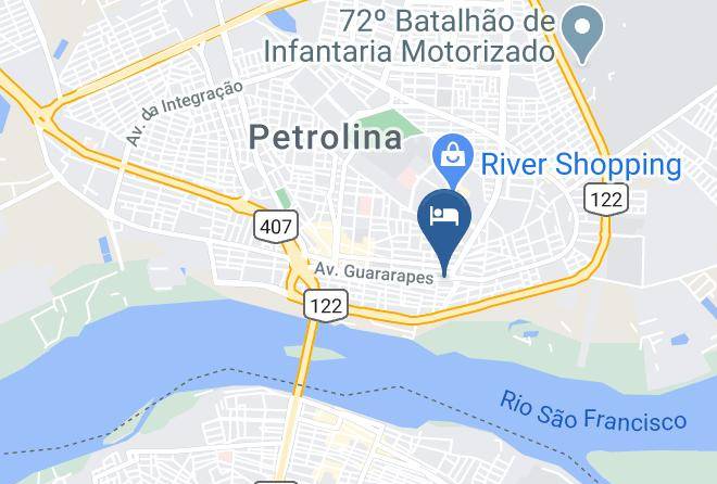 Petrolina - Carvalho Hotel Maps
