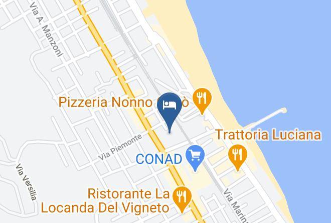 Teramo - Cas'amina B&b Bed And Breakfast Roseto Degli Abruzzi Maps