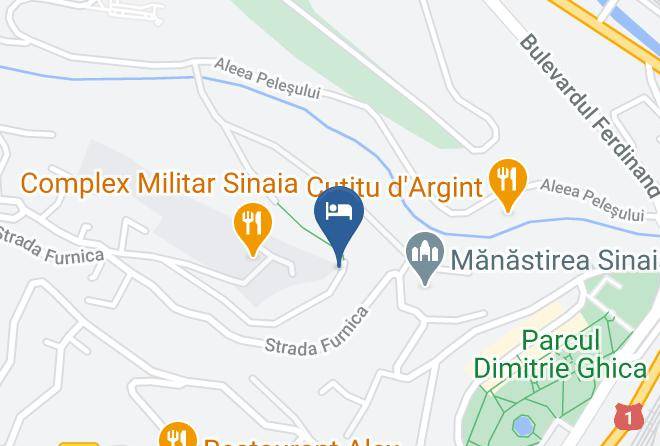 Sinaia - Casa Adina Maps