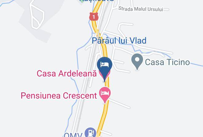 Predeal - Casa Ardeleana Maps