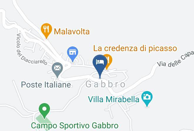 Leghorn - Casina Mirabella Gabbro Maps