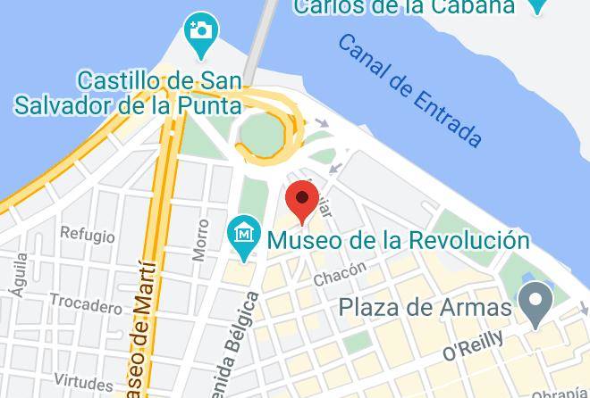 La Habana Vieja - Casa Azul Habana Maps