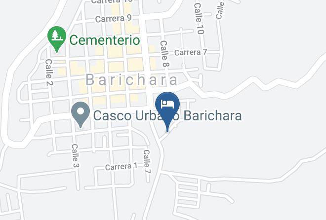 Barichara - Hotel Casona Chara Maps