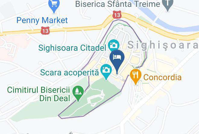 Casa Baroca Map - Mures - Sighisoara