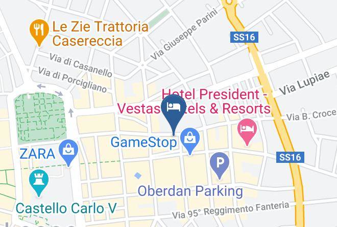 Casa Battisti Lecce Map - Apulia - Lecce