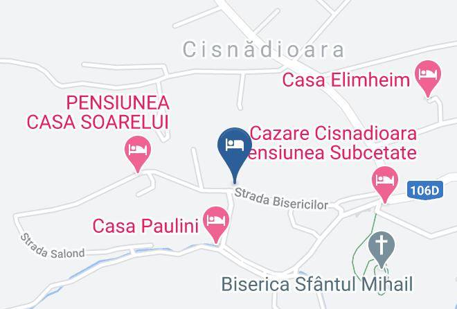 Cisnadie - Casa Belvedere Maps