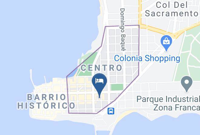 Colonia Del Sacramento - Casa Celestino Maps