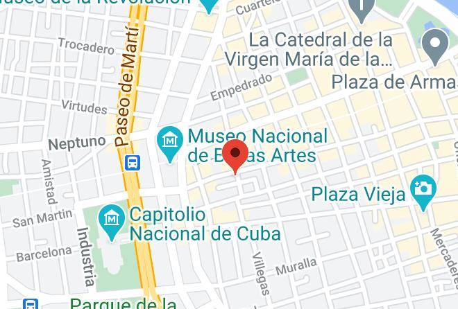 La Habana Vieja - Casa Cocodrilo Maps