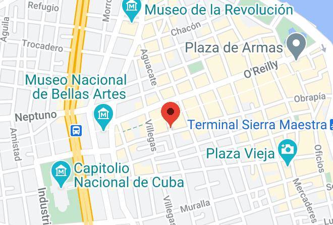 La Habana Vieja - Casa Colonial Marta Maps