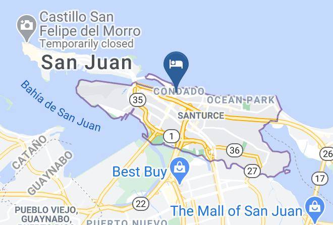 San Juan - Casa Condado Hotel Maps