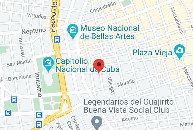 La Habana Vieja - Casa Cristo Colonial Maps