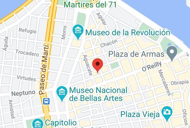 La Habana Vieja - Casa De Alexis Y Mary Maps