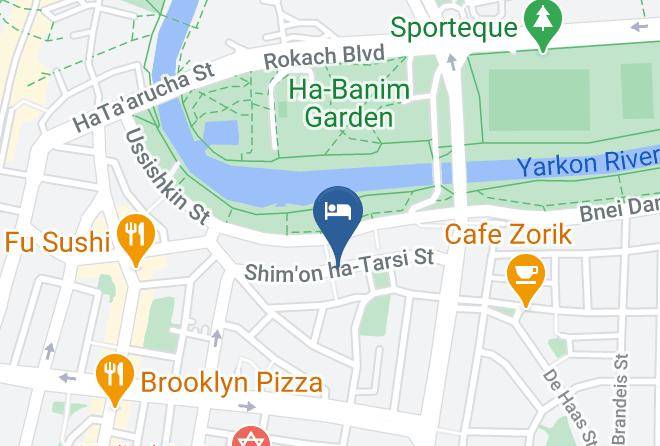 Tel Aviv Yafo - Sunny Quiet Central 5 Minutes From Beach Maps