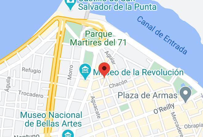 La Habana Vieja - Casa De Ivon Y Carlos Maps